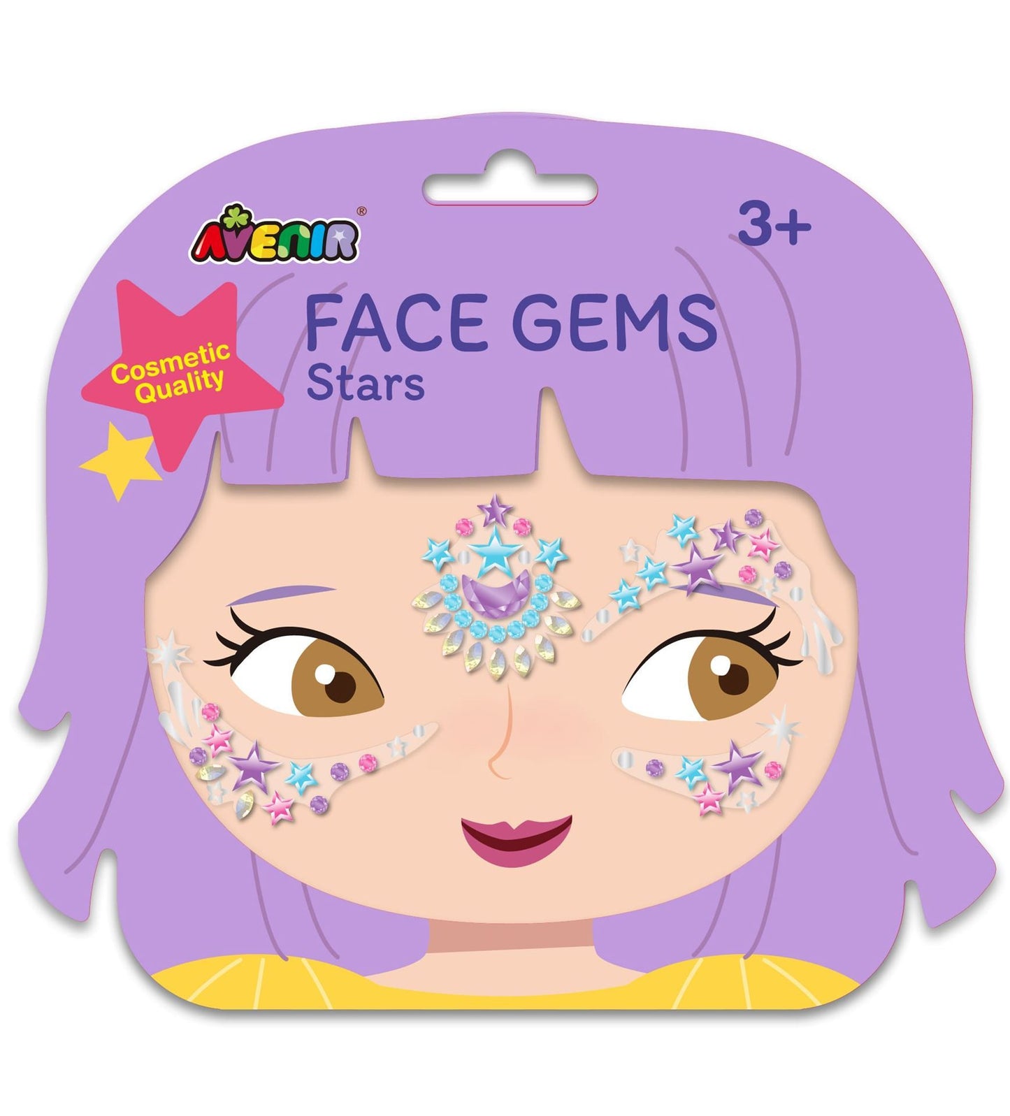 GEMAS FACIALES PARA NIÑAS - ESTRELLAS