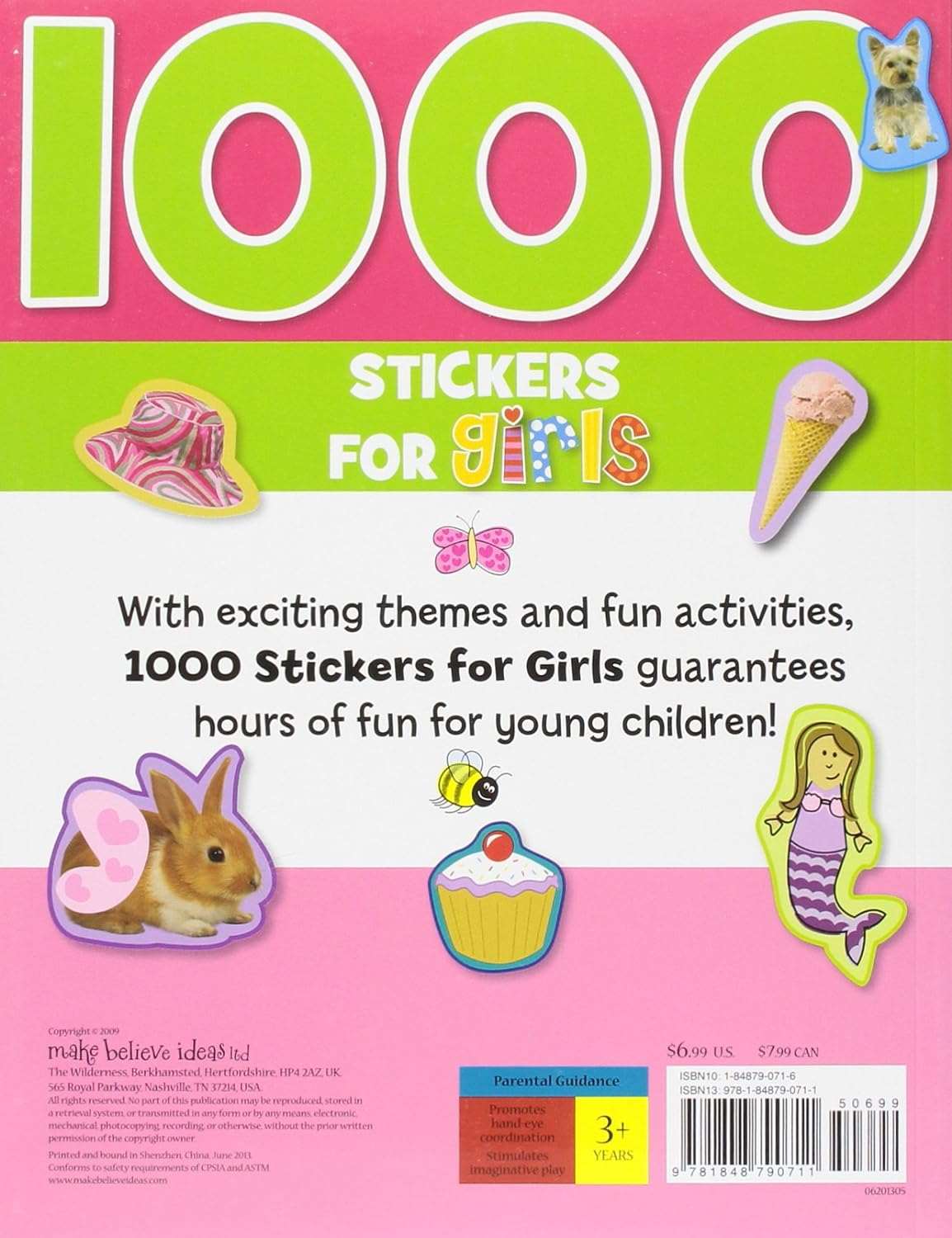 1000 PEGATINAS PARA NIÑAS