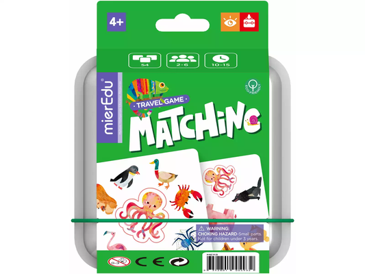 JUEGO DE PAREJAS ANIMALES - NIÑOS Y NIÑAS - CAJA DE VIAJE