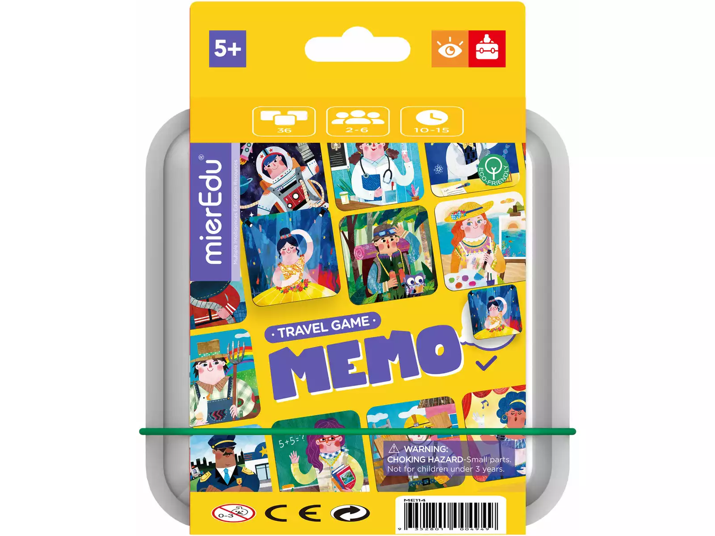 JUEGO DE MEMORIA - PERSONAJES- CAJA DE VIAJE