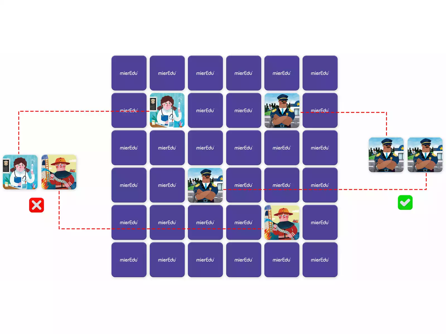 JUEGO DE MEMORIA - PERSONAJES- CAJA DE VIAJE