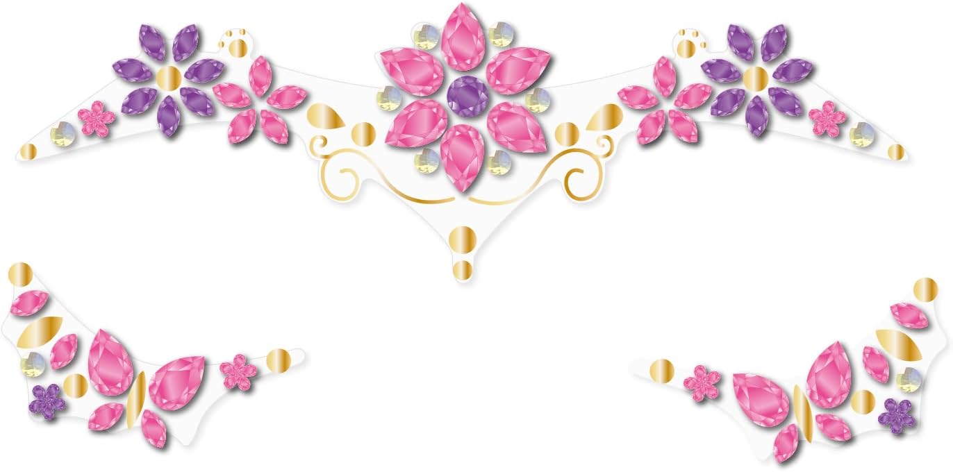 GEMAS FACIALES PARA NIÑAS - FLORES