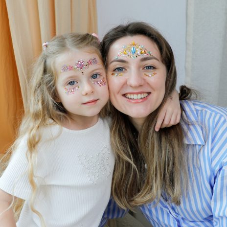 GEMAS FACIALES PARA NIÑAS - FLORES
