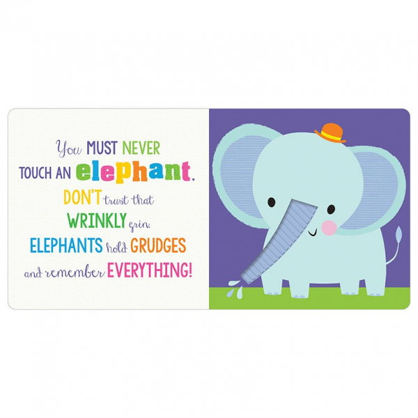 LIBRO SENSORIAL PARA NIÑOS - NUNCA TOQUES UN COCODRILO - MAKE BELIEVE IDEAS