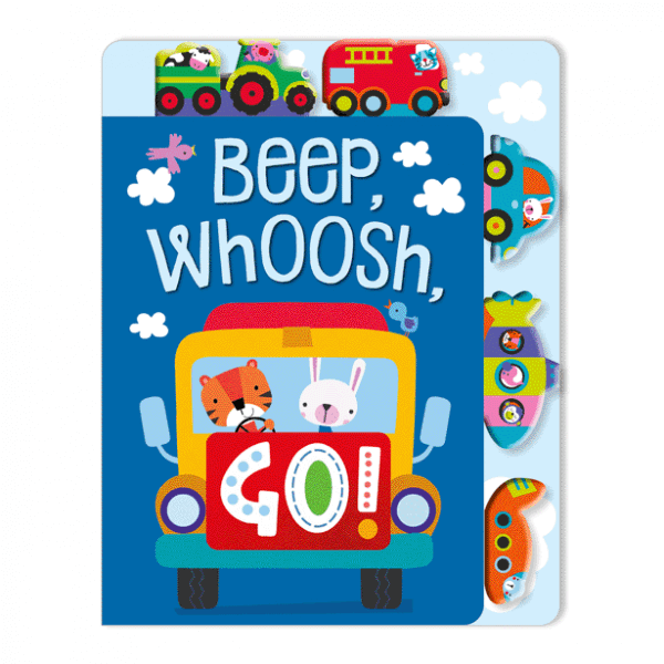 LIBRO INFANTIL INTERACTIVO - BEEP, WHOOSH, GO!