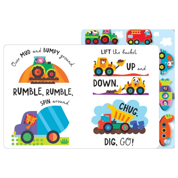 LIBRO INFANTIL INTERACTIVO - BEEP, WHOOSH, GO!
