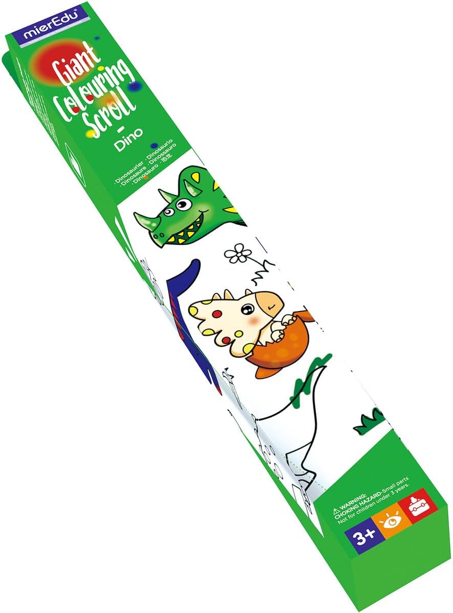 ROLLO PARA COLOREAR GIGANTE PARA NIÑOS - DINOSAURIOS