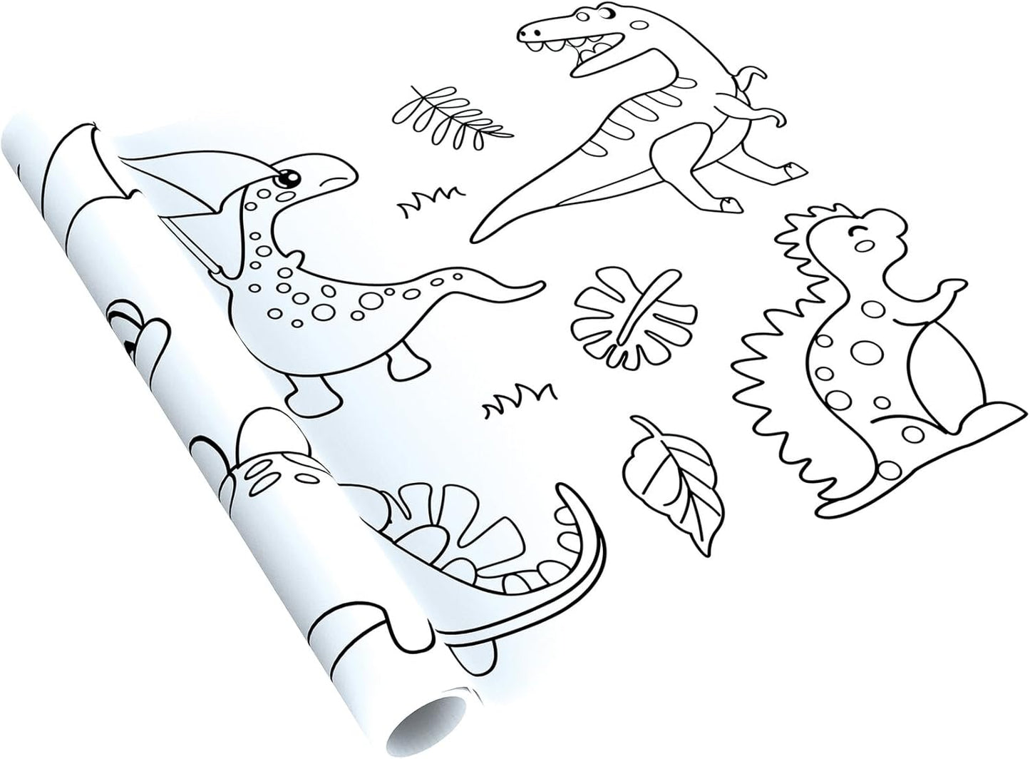 ROLLO PARA COLOREAR GIGANTE PARA NIÑOS - DINOSAURIOS