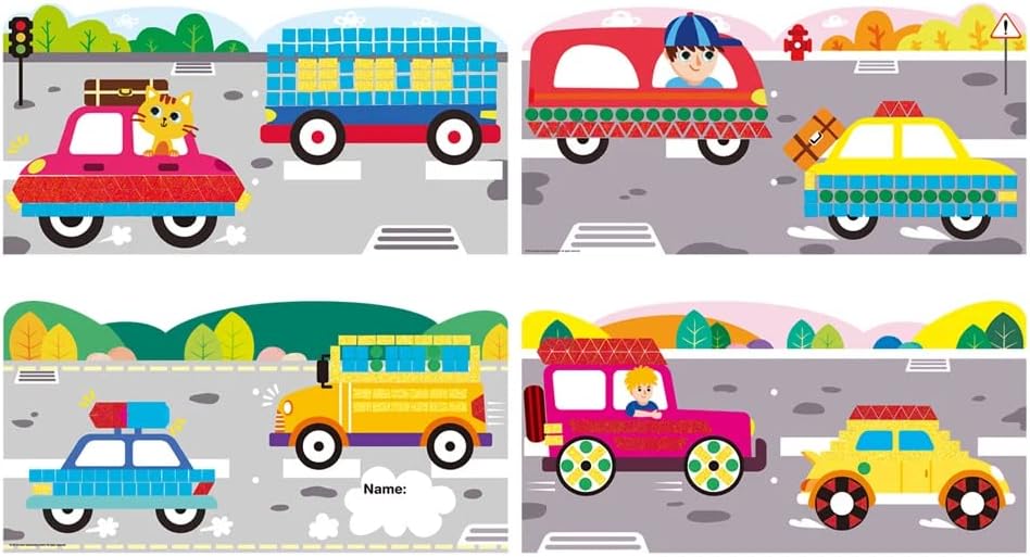 LIBRO CREATIVO PARA NIÑOS CREA TU HISTORIA CARROS