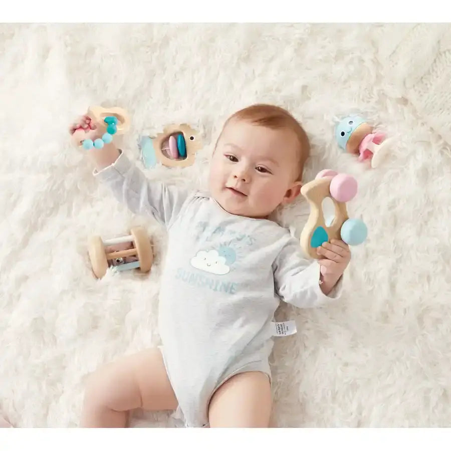 SET DE JUGUETES SENSORIALES PARA BEBÉS HAPE - DESARROLLO TEMPRANO