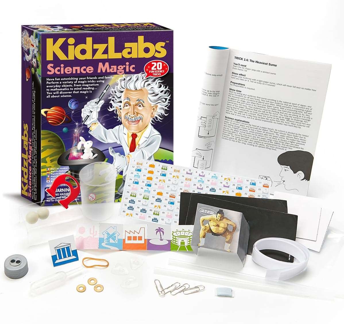 KIDZ LABS SCIENCE MAGIC - KIT DE MAGIA Y CIENCIA 4M-EL JUGUETERO