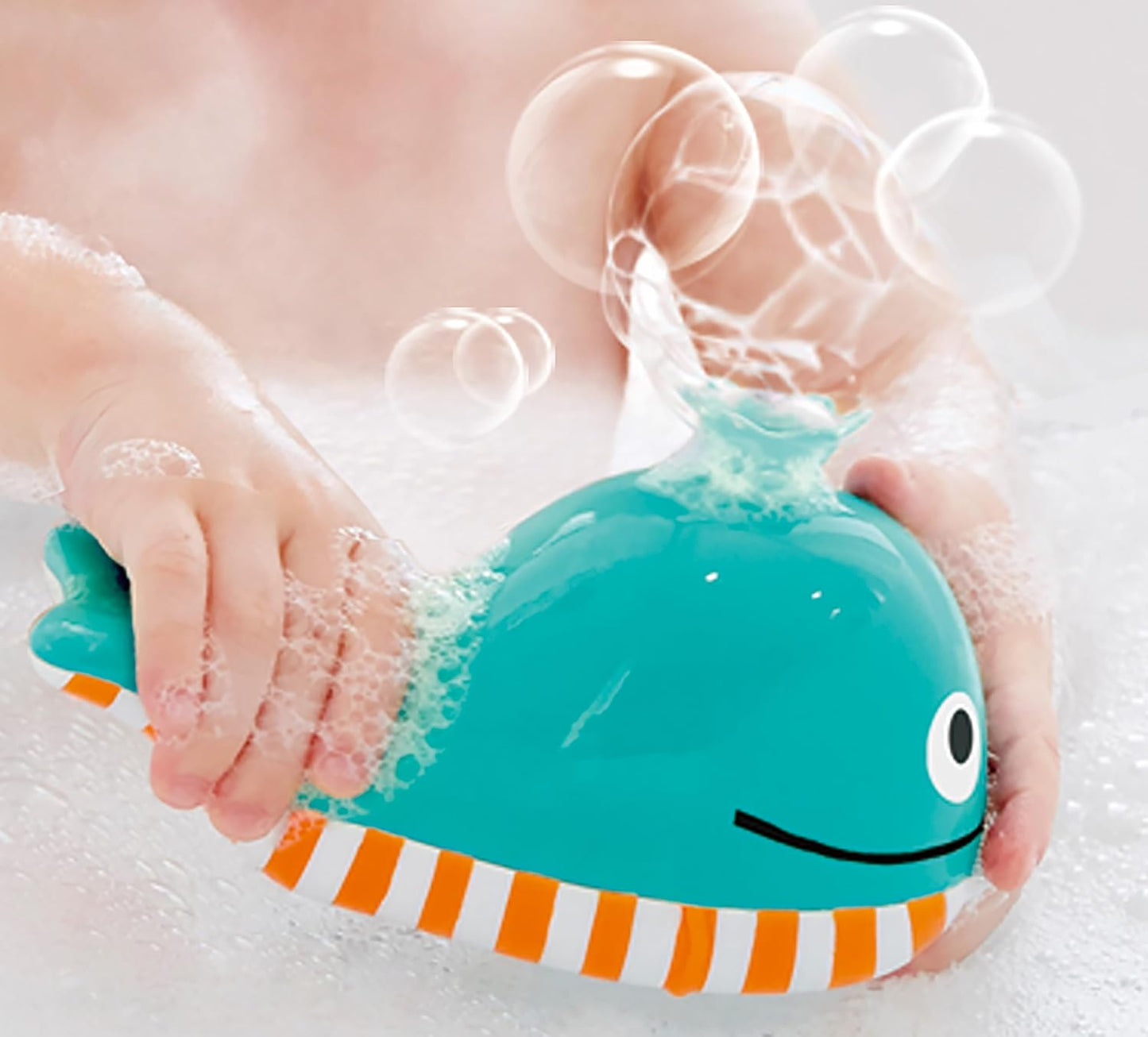 JUGUETE DE BAÑO BEBES - BALLENA BURBUJAS