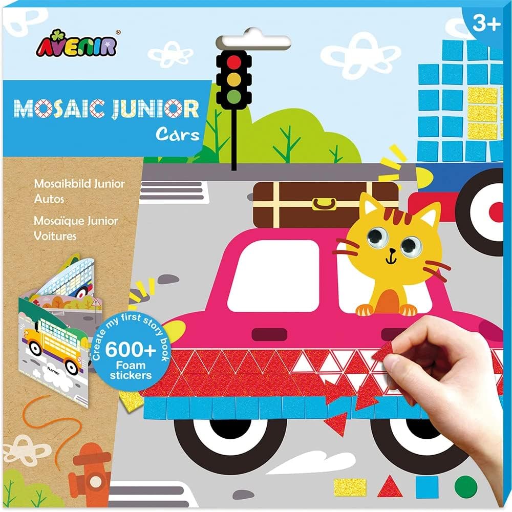 LIBRO CREATIVO PARA NIÑOS CREA TU HISTORIA CARROS