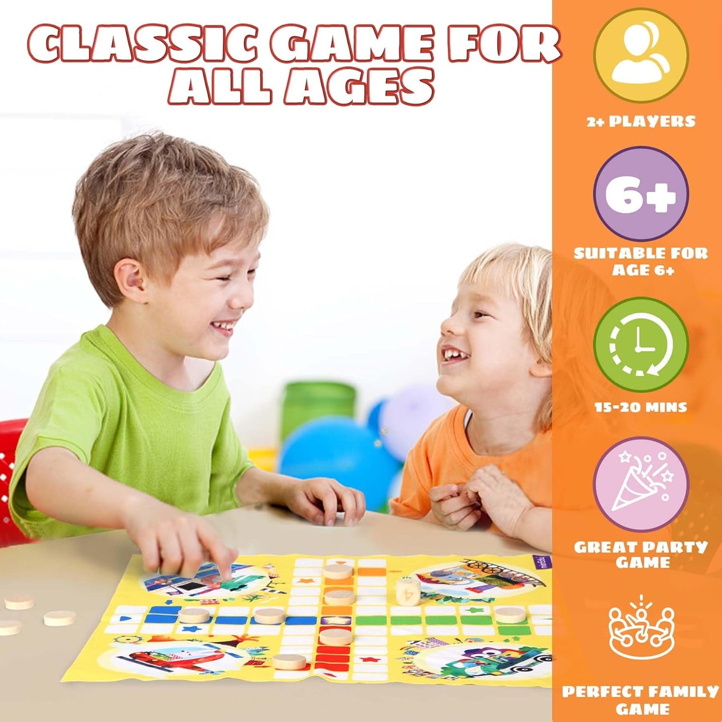 JUEGO DE MESA LUDO - CAJA DE VIAJE