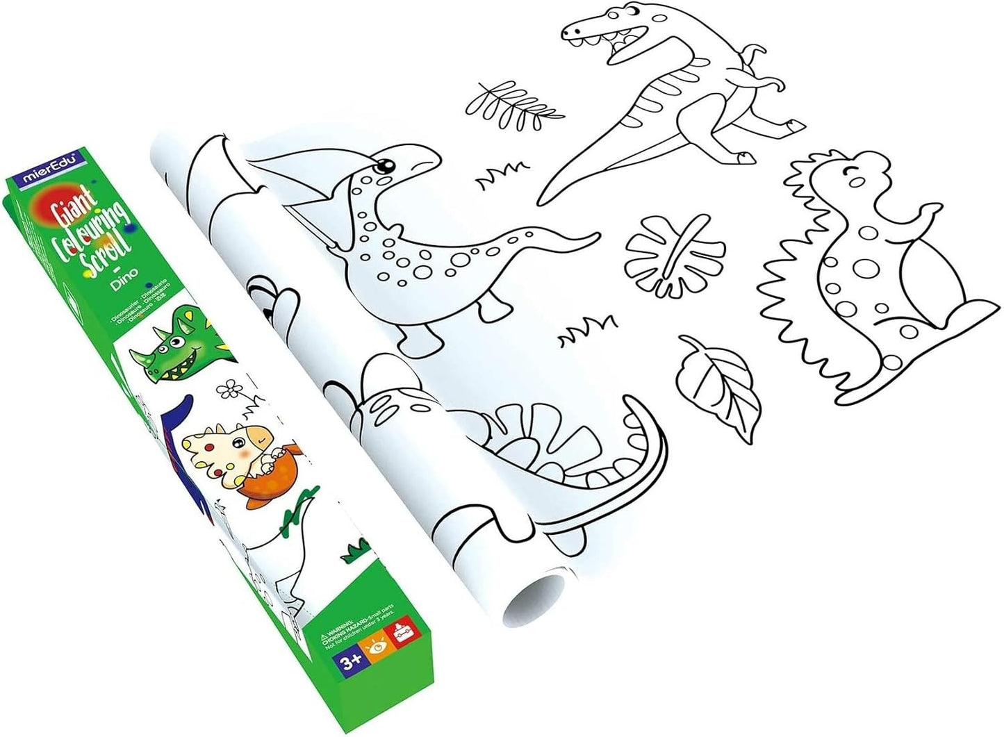 ROLLO PARA COLOREAR GIGANTE PARA NIÑOS - DINOSAURIOS