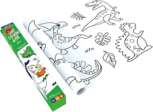 ROLLO PARA COLOREAR GIGANTE PARA NIÑOS - DINOSAURIOS
