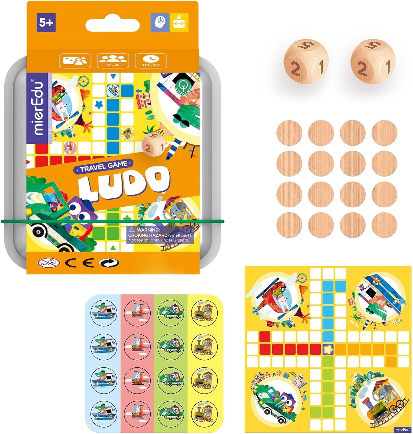 JUEGO DE MESA LUDO - CAJA DE VIAJE