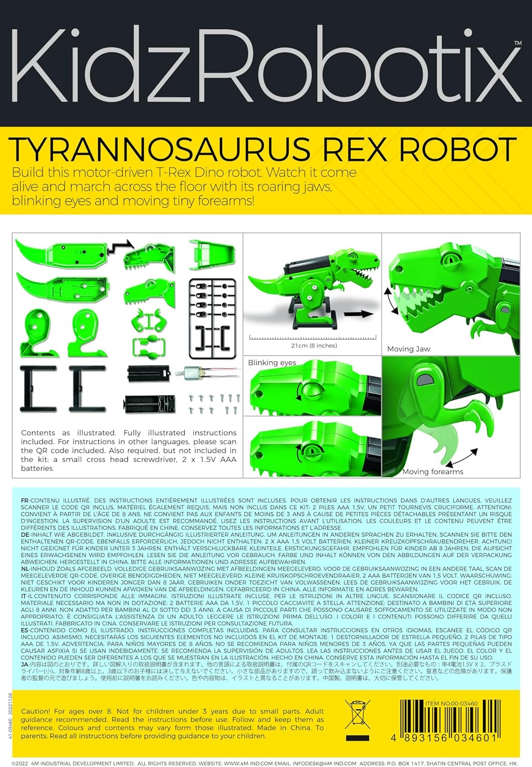 ROBOT PARA NIÑOS - TIRANOSAURIO REX