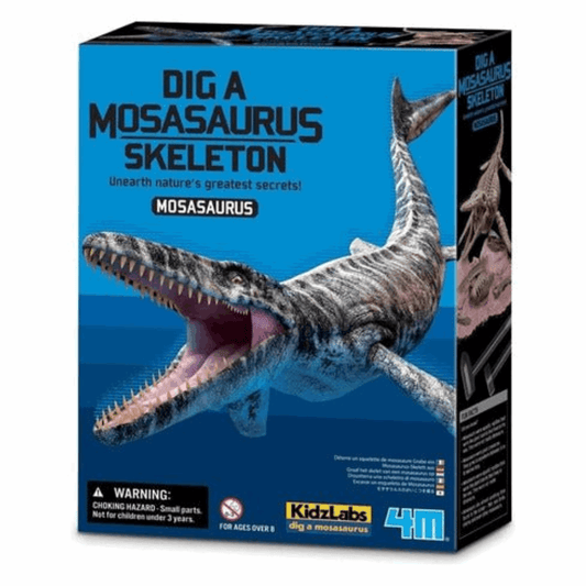 EXCAVA ESQUELETO DINOSAURIO - MOSASAURIO-EL JUGUETERO