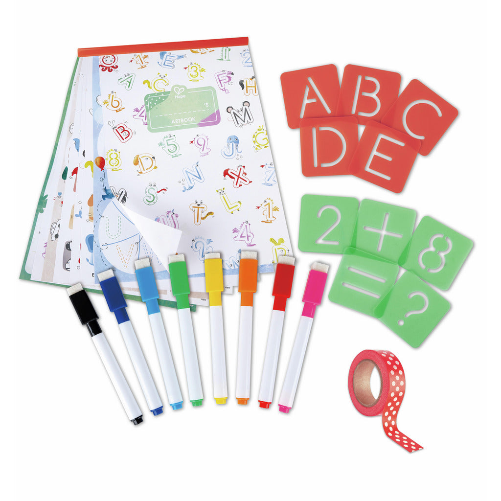 HERRAMIENTA APRENDIZAJE PARA NIÑOS ESCRITURA LETRAS NÚMEROS