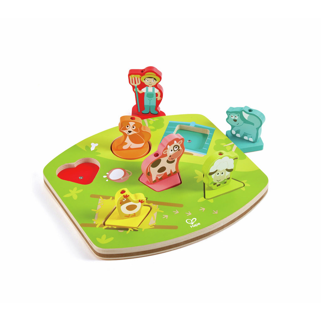 ROMPECABEZAS PARA NIÑOS CON SONIDO - ANIMALES DE LA GRANJA