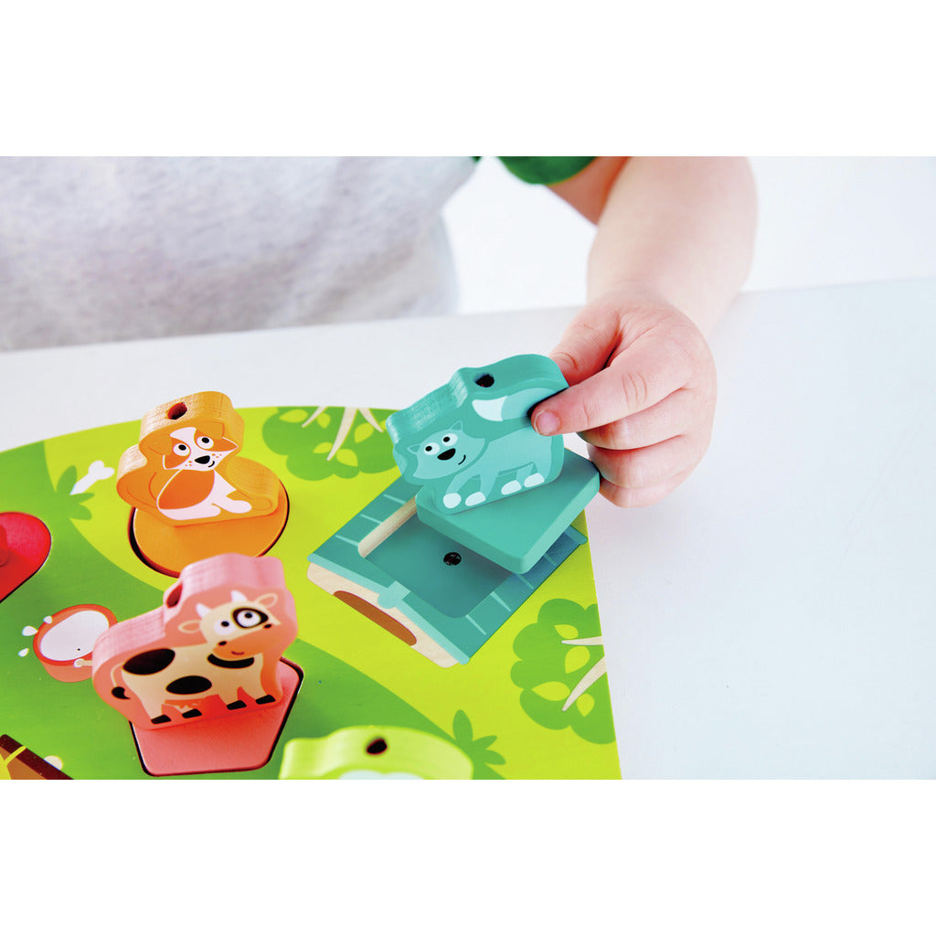 ROMPECABEZAS PARA NIÑOS CON SONIDO - ANIMALES DE LA GRANJA