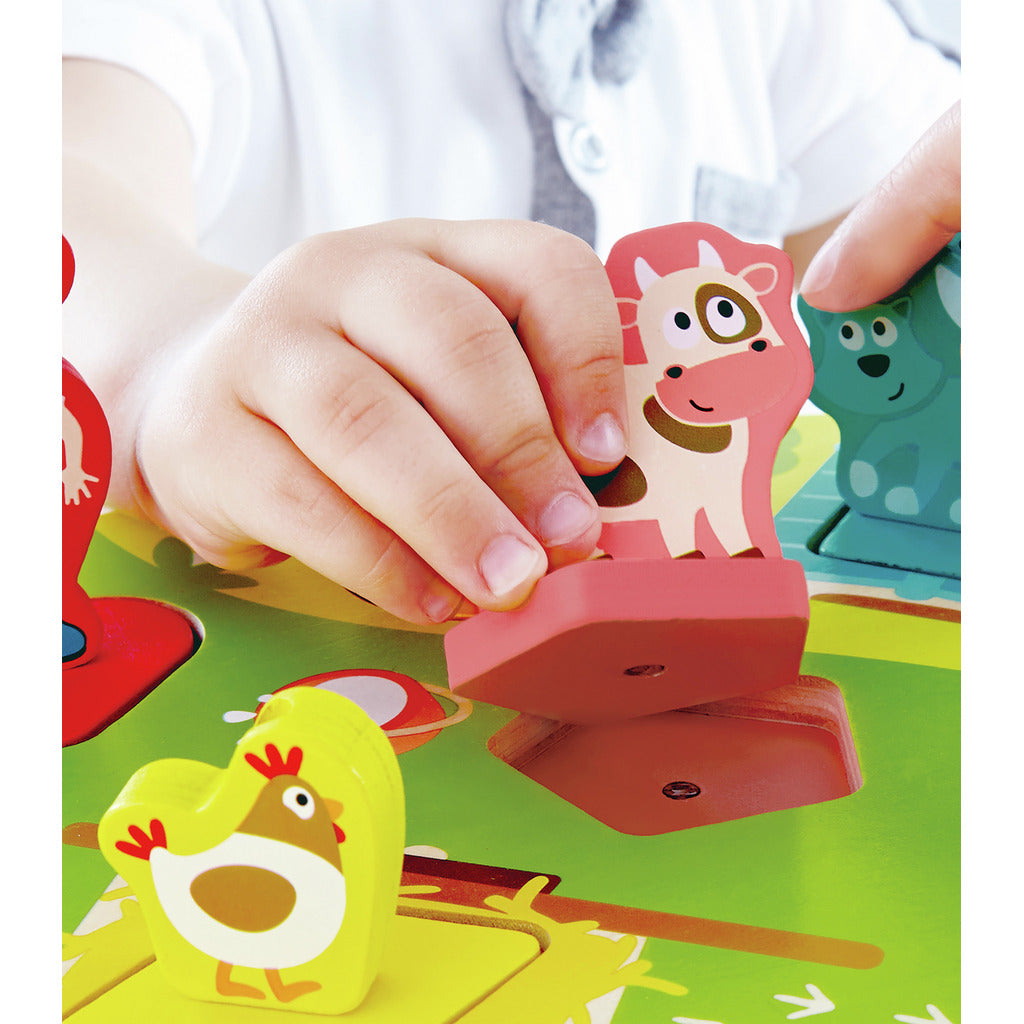ROMPECABEZAS PARA NIÑOS CON SONIDO - ANIMALES DE LA GRANJA