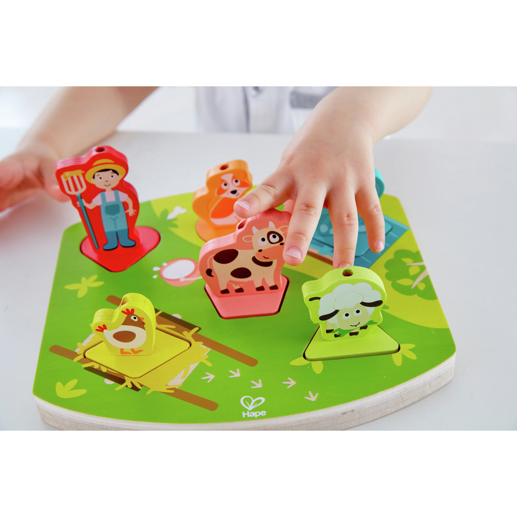 ROMPECABEZAS PARA NIÑOS CON SONIDO - ANIMALES DE LA GRANJA