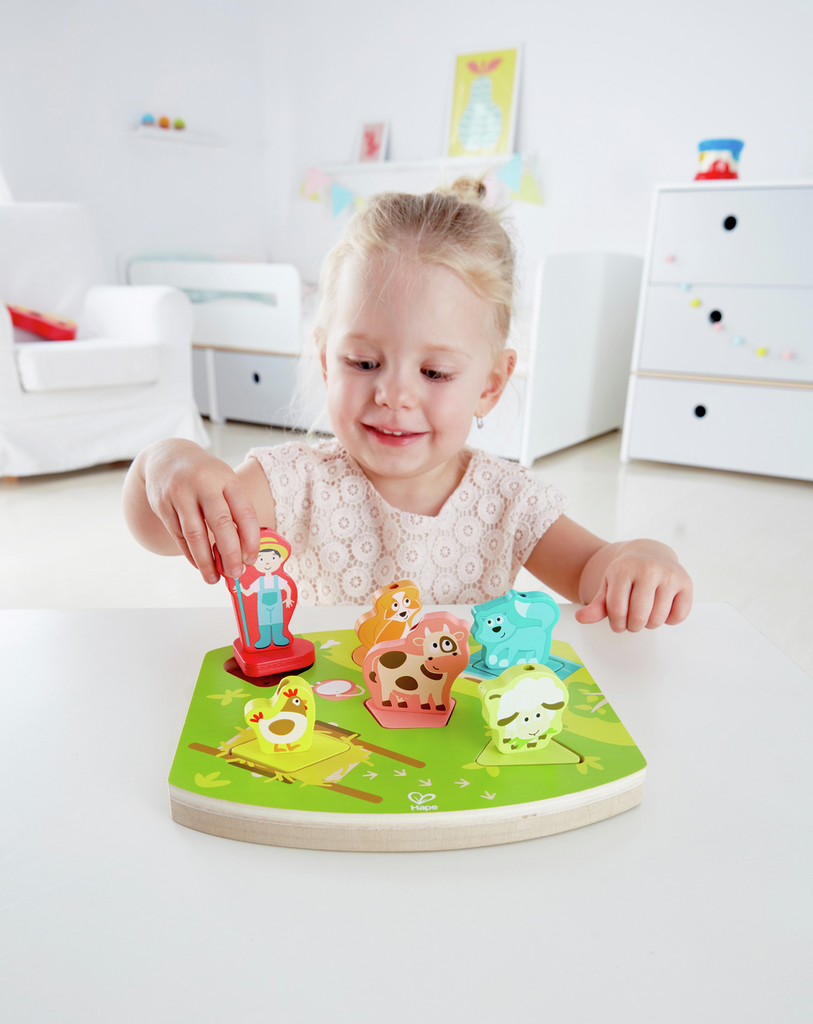 ROMPECABEZAS PARA NIÑOS CON SONIDO - ANIMALES DE LA GRANJA