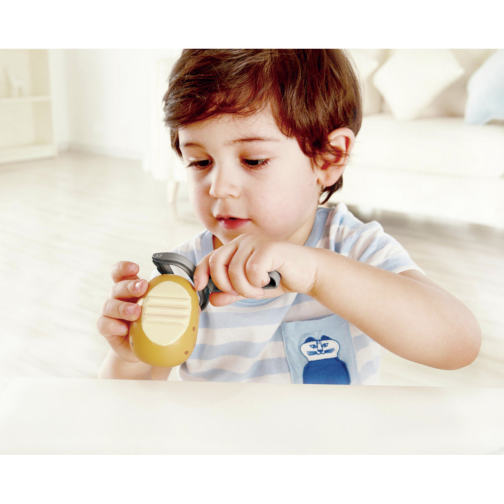 SET DE COCINA PARA NIÑOS CON UTENSILIOS Y VEGETALES
