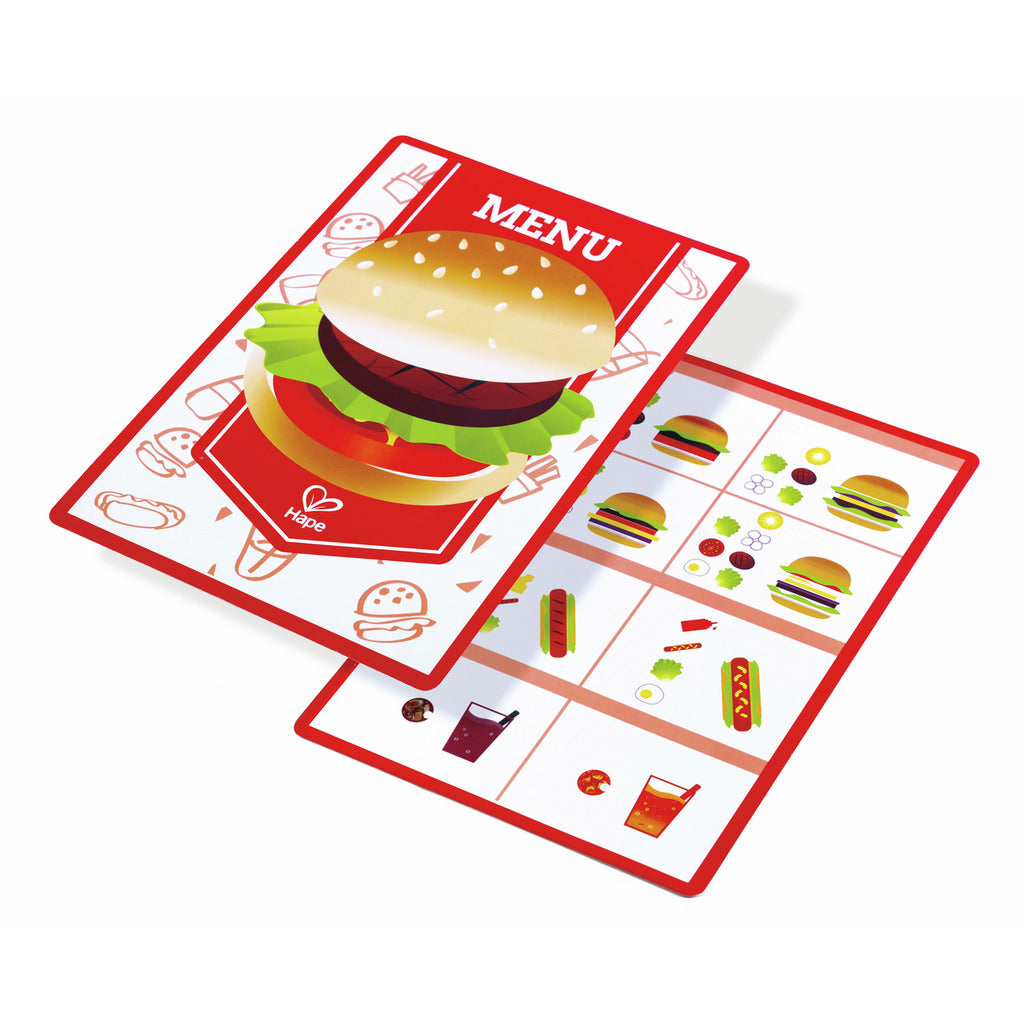 SET PARA NIÑOS DE COMIDA RÁPIDA DE JUGUETE