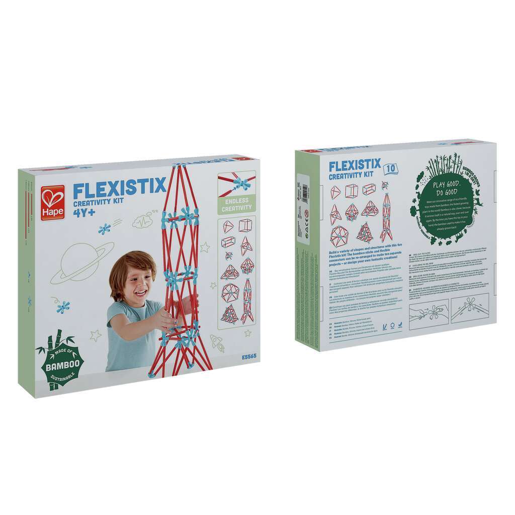 KIT DE CONSTRUCCIÓN PARA NIÑOS EN BAMBÚ