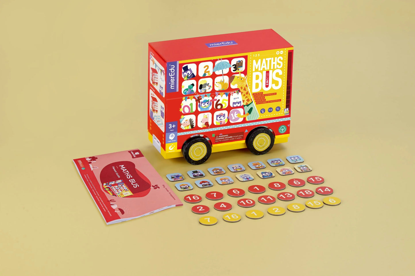 JUEGO DIDÁCTICO MAGNÉTICO INFANTIL - AUTOBÚS MATEMÁTICO