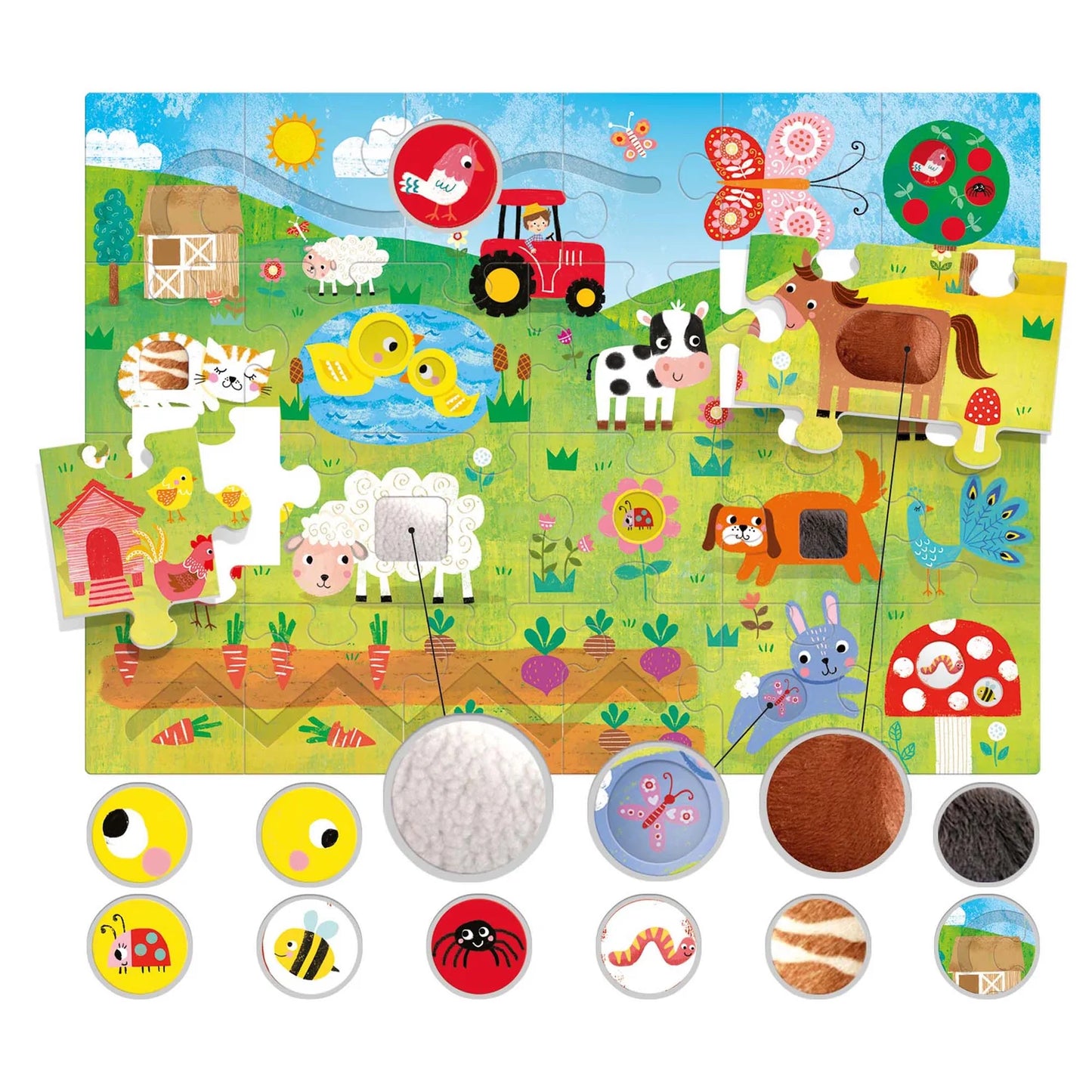 ROMPECABEZAS SENSORIAL MONTESSORI - JUGUETE EDUCATIVO PARA NIÑOS