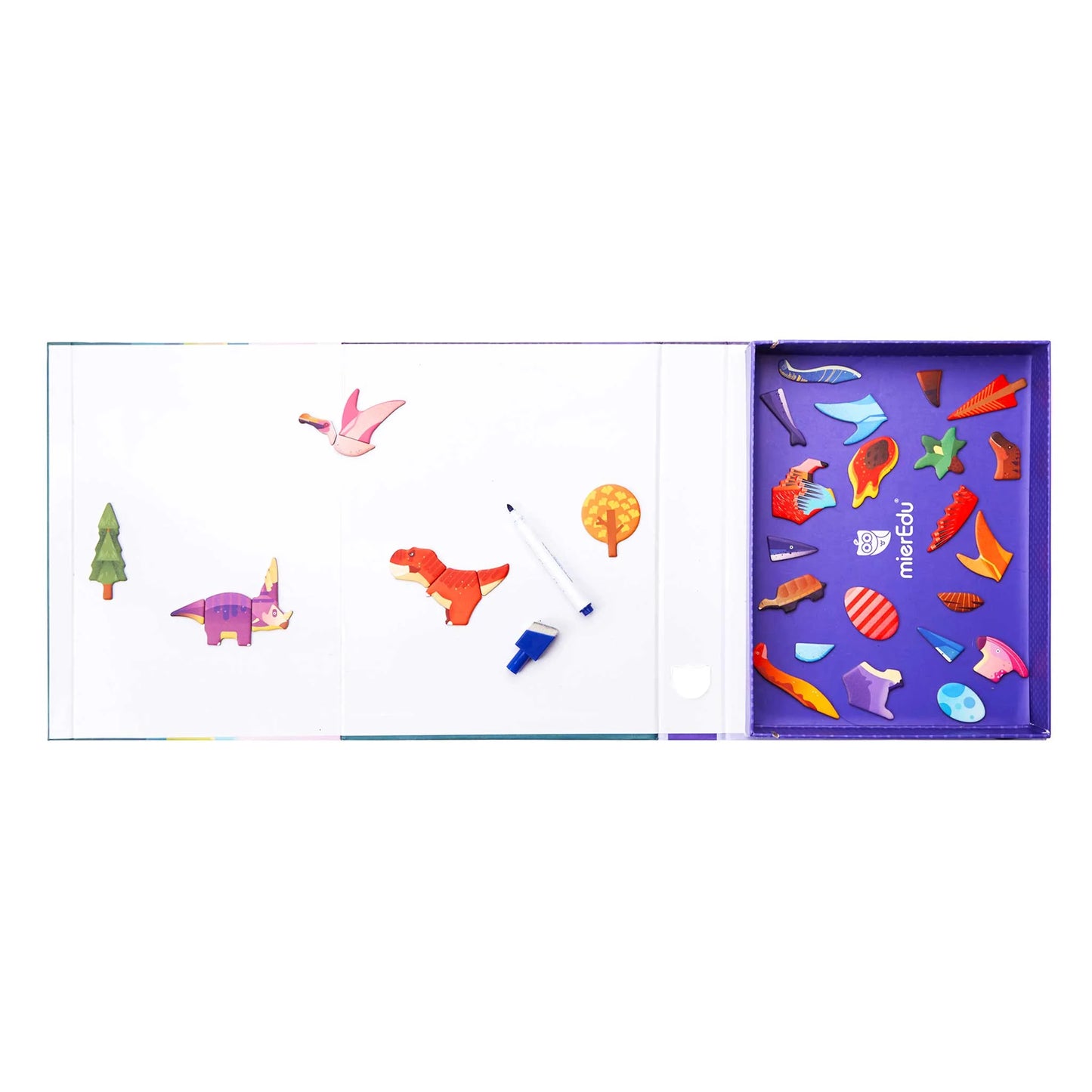 ESTUCHE DE ARTE MAGNÉTICO DINOSAURIOS PARA NIÑOS - JUEGO EDUCATIVO PORTÁTIL