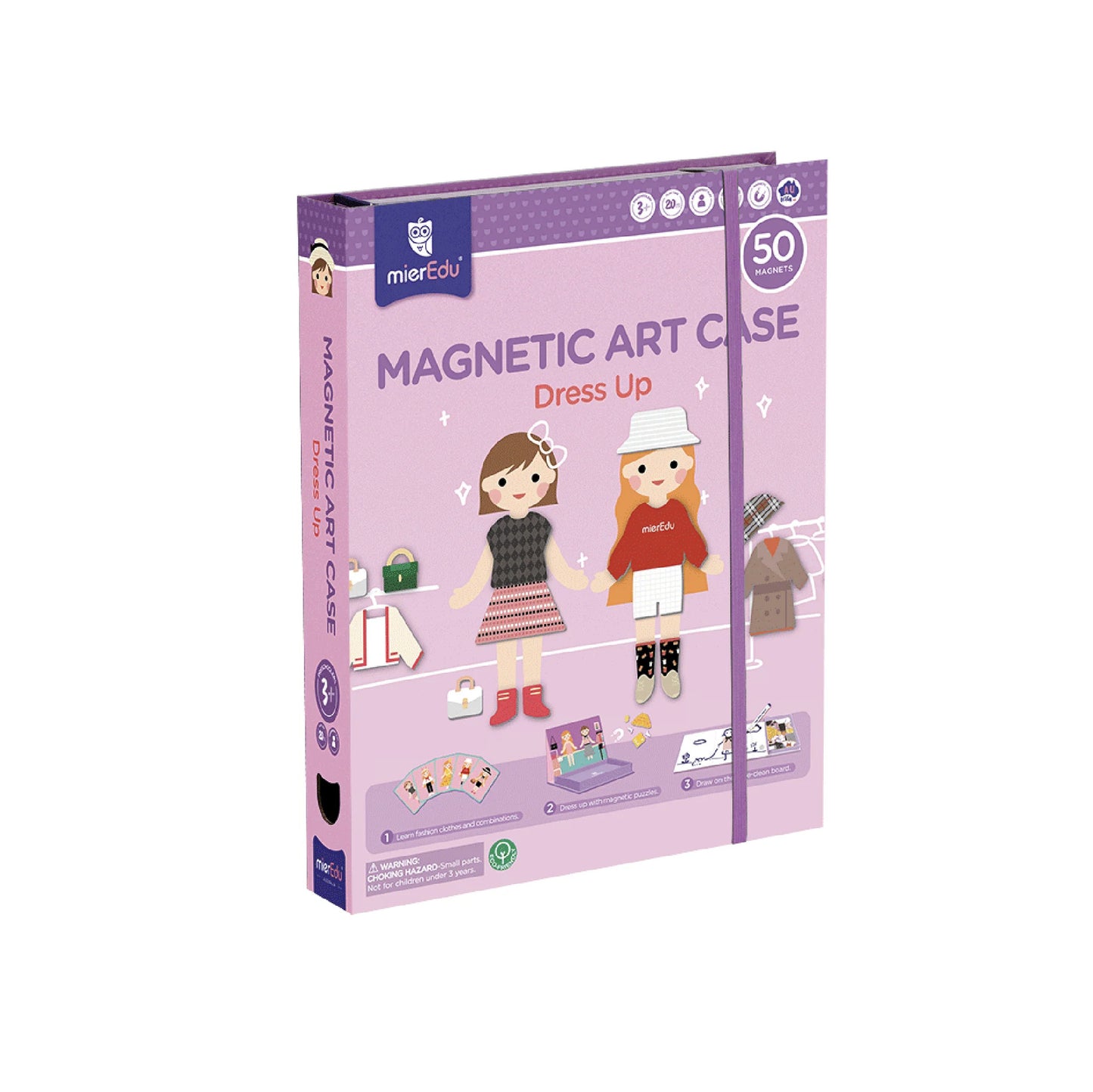 CAJA DE ARTE MAGNÉTICO PARA NIÑAS - VESTIDOS