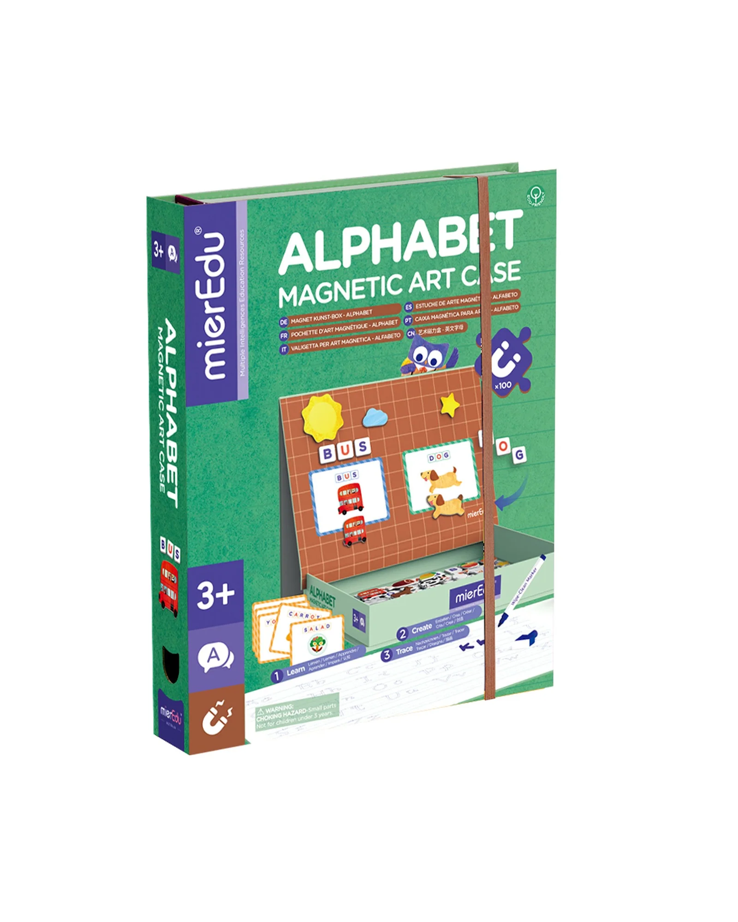ESTUCHE DE ARTE MAGNÉTICO ALFABETO PARA NIÑOS - JUEGO EDUCATIVO PORTÁTIL