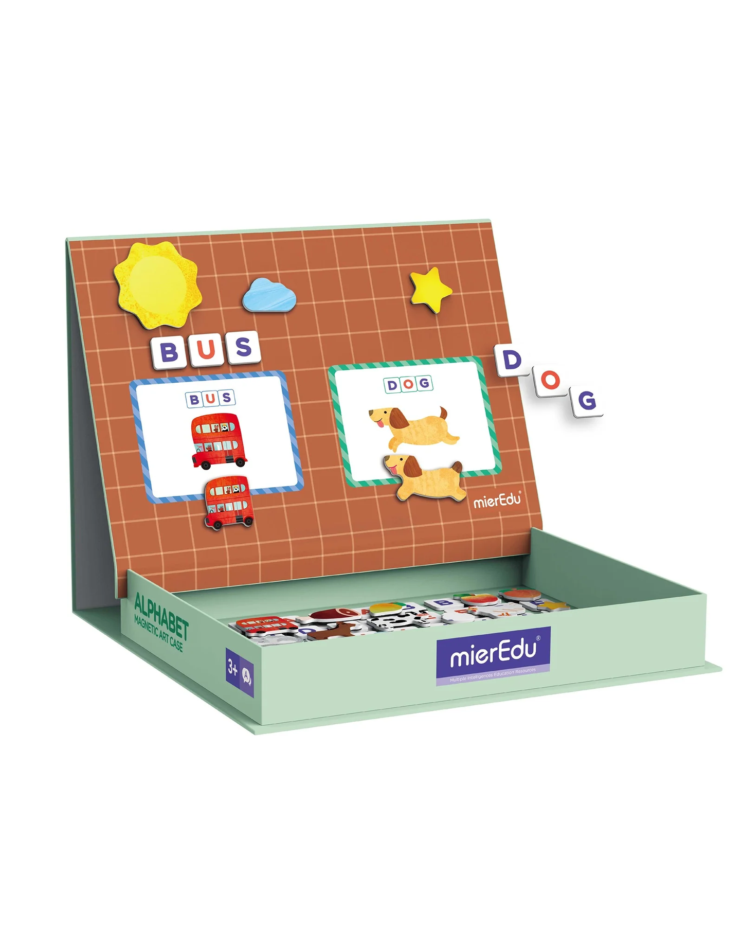 ESTUCHE DE ARTE MAGNÉTICO ALFABETO PARA NIÑOS - JUEGO EDUCATIVO PORTÁTIL