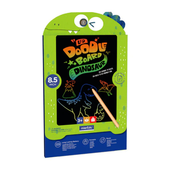 PIZARRA MÁGICA LCD 8.5” INFANTIL DINOSAURIOS - DIBUJO