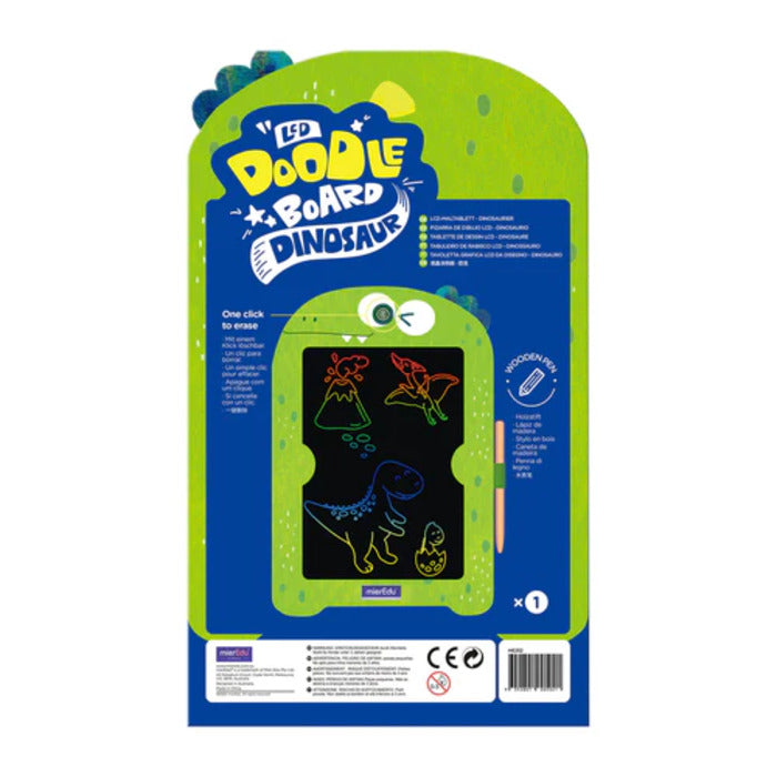 PIZARRA MÁGICA LCD 8.5” INFANTIL DINOSAURIOS - DIBUJO