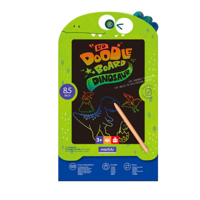PIZARRA MÁGICA LCD 8.5” INFANTIL DINOSAURIOS - DIBUJO