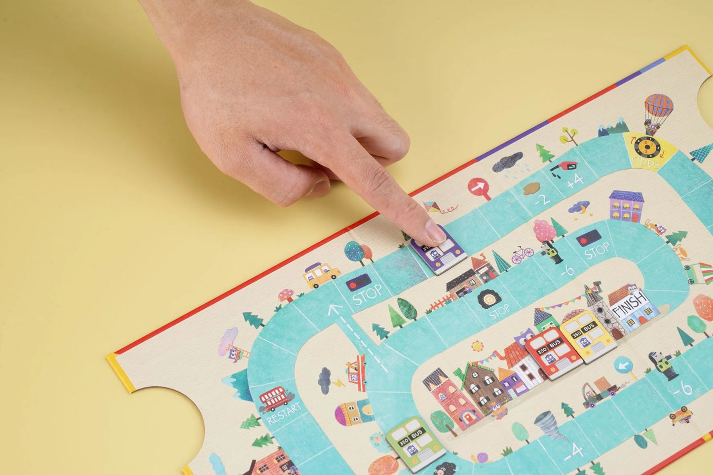 JUEGO DIDÁCTICO MAGNÉTICO INFANTIL - AUTOBÚS MATEMÁTICO