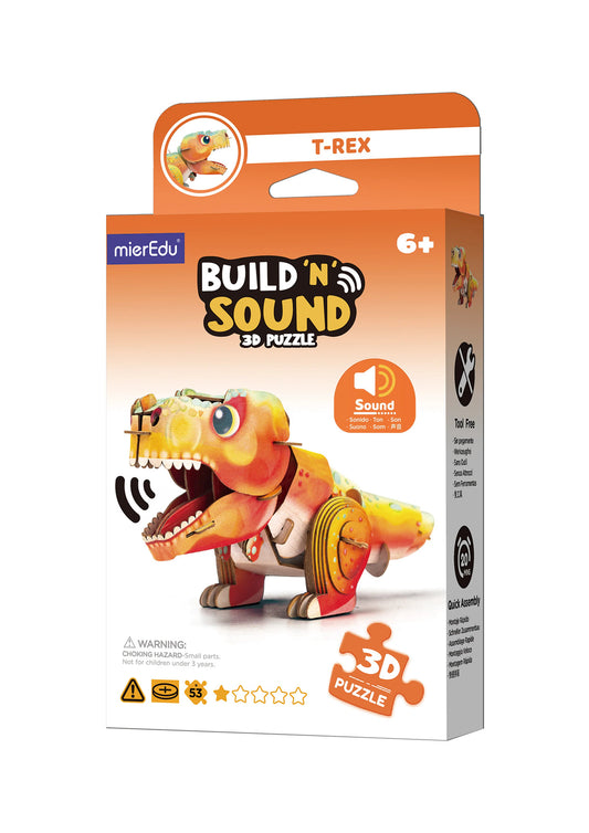 ROMPECABEZAS NIÑAS Y NIÑOS 3D INTERACTIVO - DINOSAURIO T-REX