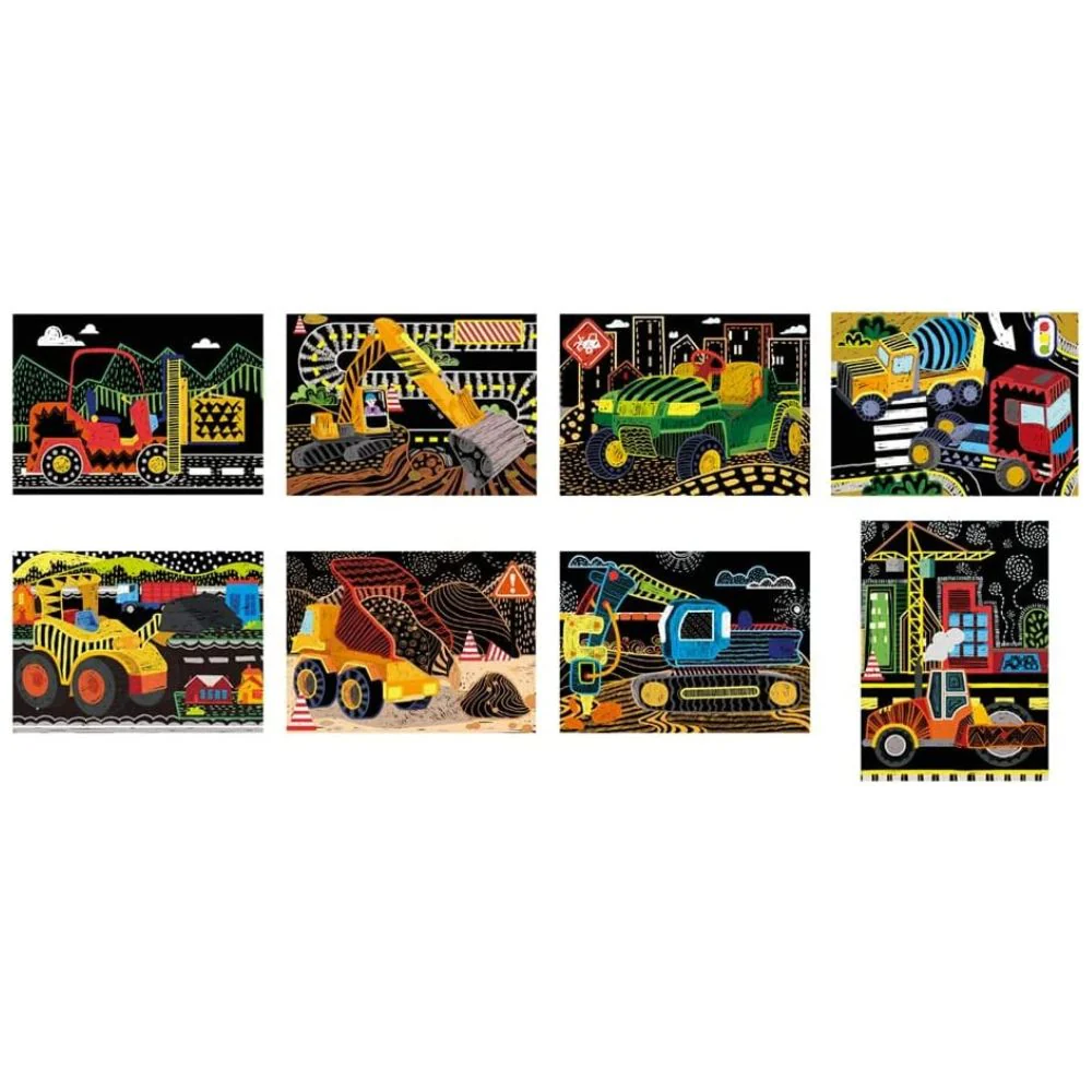 HOJAS DE ARTE SCRATCH - CONSTRUCCIÓN