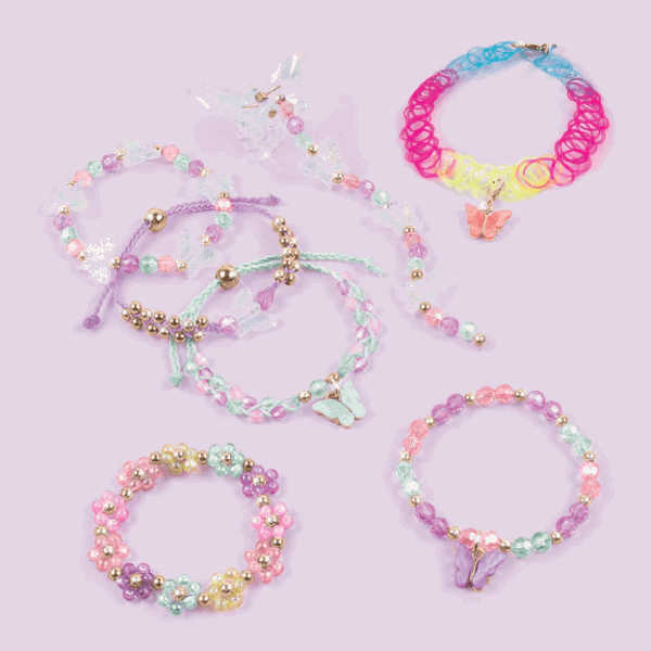 KIT DE JOYERÍA CON MARIPOSAS-EL JUGUETERO