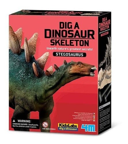 EXCAVA ESQUELETO DINOSAURIO - STEGOSAURUS-EL JUGUETERO