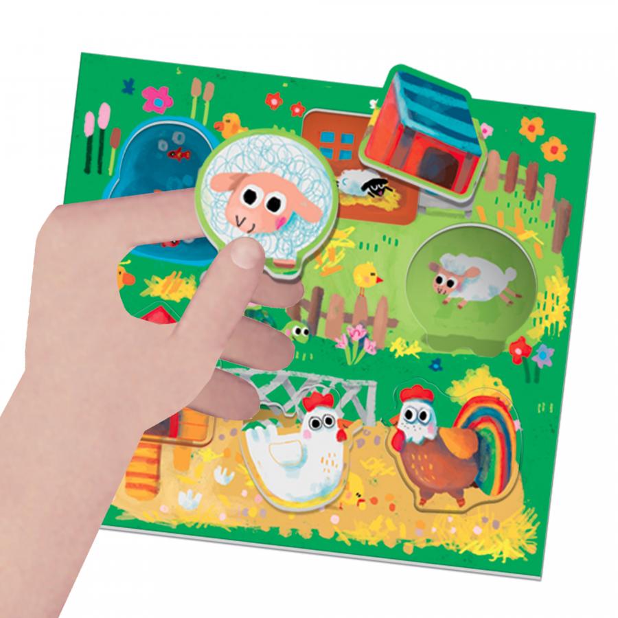 JUEGO DE LA GRANJA - MONTESSORI-EL JUGUETERO