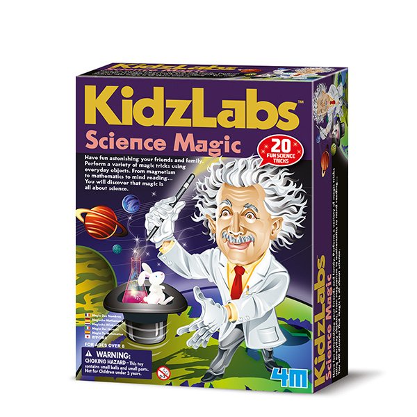KIDZ LABS SCIENCE MAGIC - KIT DE MAGIA Y CIENCIA 4M-EL JUGUETERO