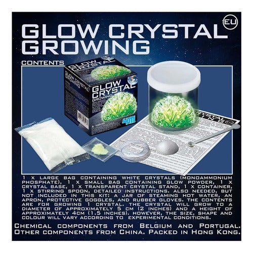 KIT CRISTALES ALUMBRAN EN LA OSCURIDAD-EL JUGUETERO