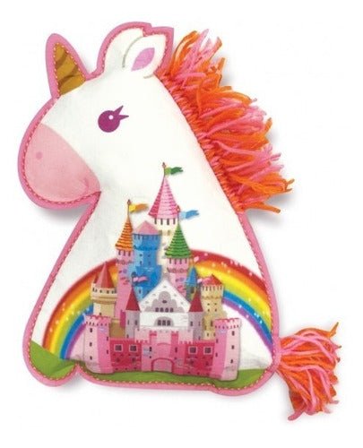 COJÍN UNICORNIO PARA DECORAR – KIT DE MANUALIDADES-EL JUGUETERO